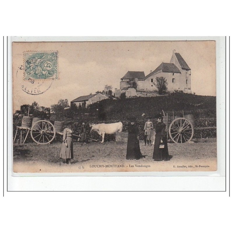 LOUCHY MONTFAND - Les vendanges - très bon état