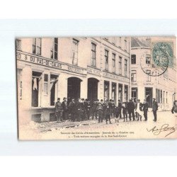 ARMENTIERES : Les grèves d'Octobre 1903, Trois maisons saccagées de la rue Sadi-Carnot -  état
