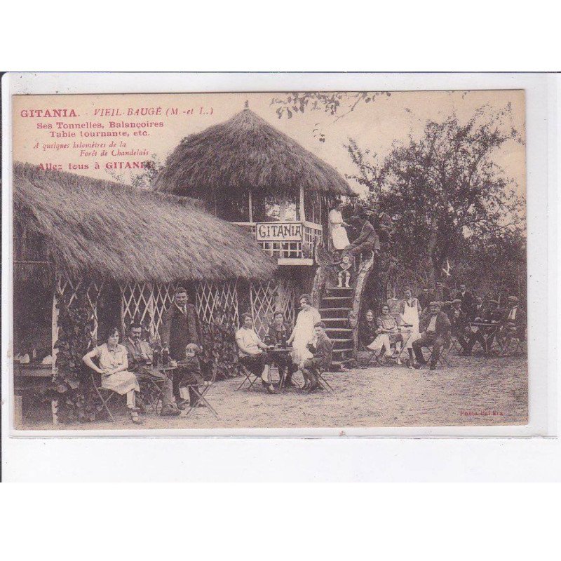 VIEIL-BAUGE: gitania ses tonnelles balançoires - très bon état