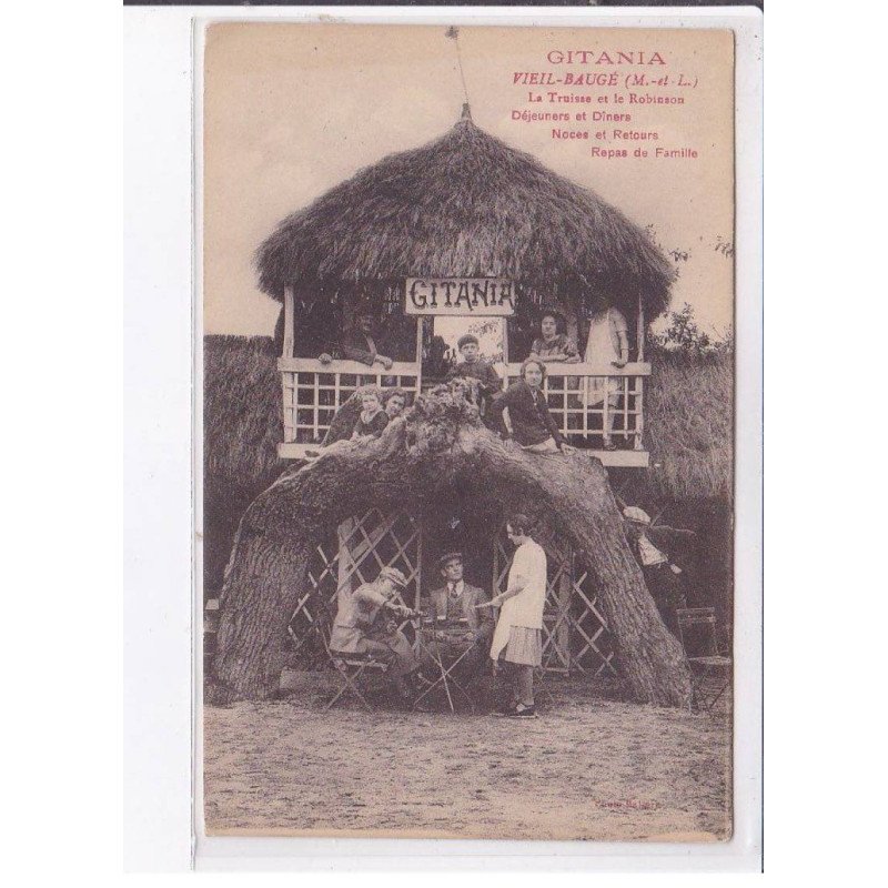 VIEIL-BAUGE: gitania, la truisse et le robinson déjeuners et diners - très bon état