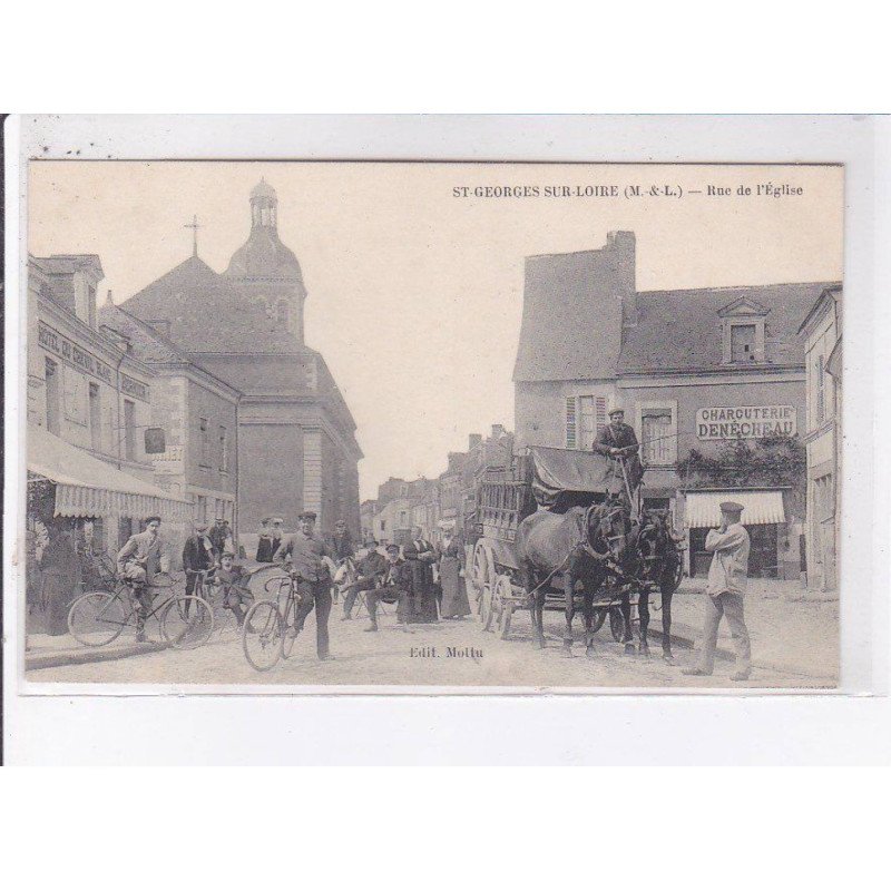 SAINT-GEORGES-sur-LOIRE: rue de l'église - très bon état