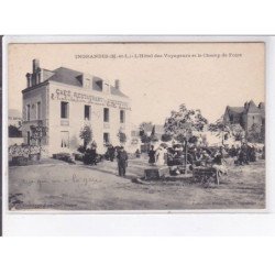INGRANDES: l'hôtel des voyageurs et le champ de foire - très bon état