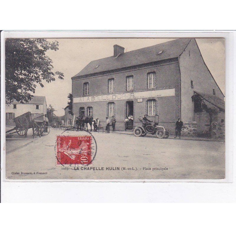 LA CHAPELLE HULIN: place principale, maréchal ferrant - très bon état
