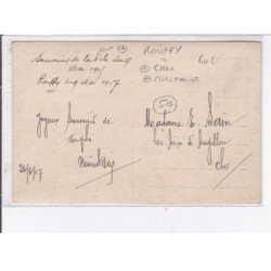 ROUFFY: char, militaire, souvenir de la fête du quartier 1911 - très bon état