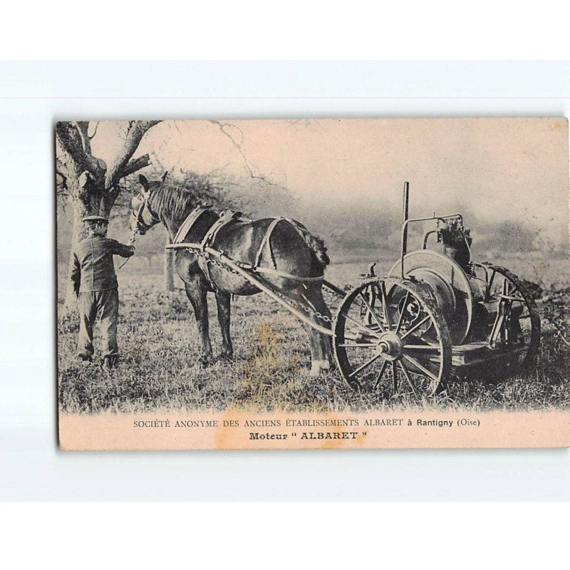 RANTIGNY : Société Anonyme des Anciens établissements Albaret, Moteur "Albaret" - état RANTIGNY : Société Anonyme des Anciens établissements Albaret, Moteur "Albaret" - état