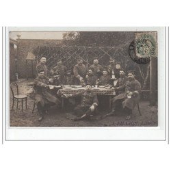 LISIEUX - CARTE PHOTO - MILITAIRES - très bon état