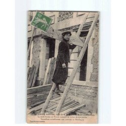 Caron Juliette, la seule femme en France exerçant le métier de charpentier, travaillant a MONTLUCON - état