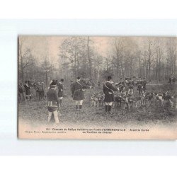 Chasse du Rallye Vallières en Forêt d'Ermenonville, avant la curée au pavillon de Chasse - très bon état