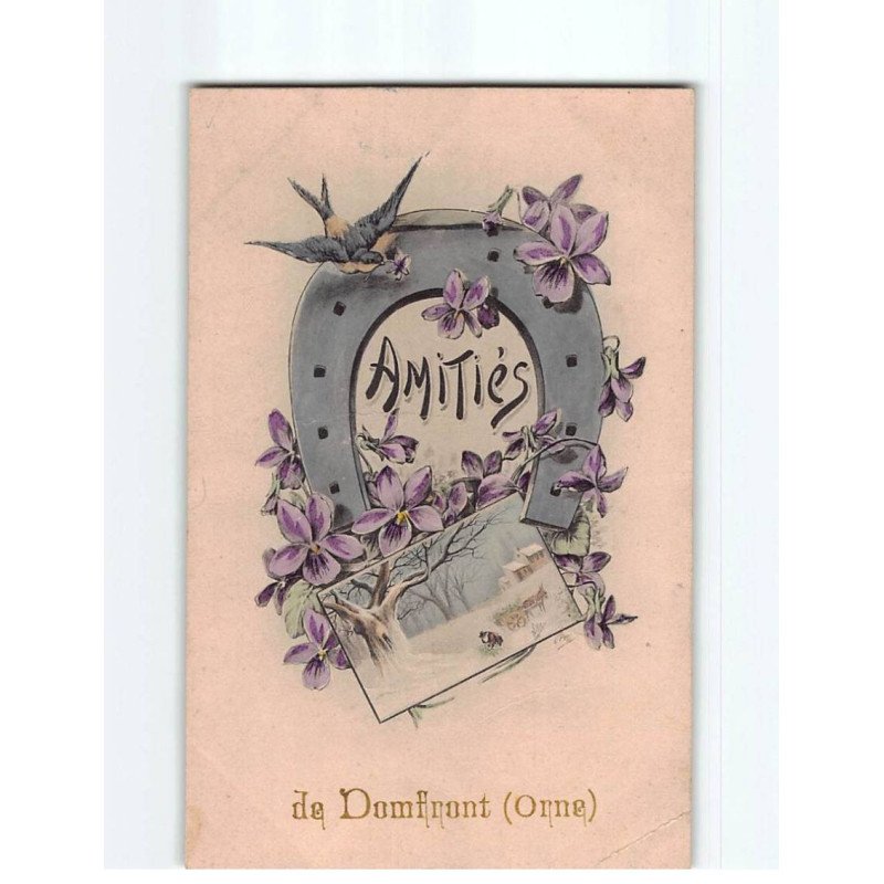 DOMFRONT : Carte souvenir - état