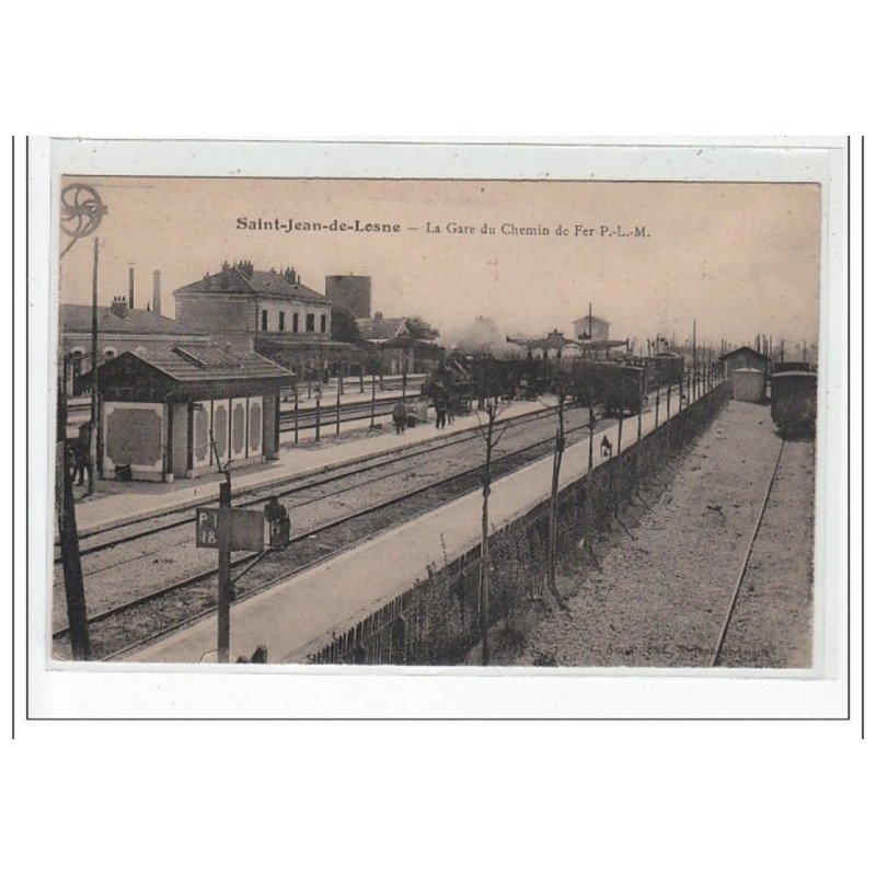 SAINT JEAN DE LOSNE - La Gare du Chemin de Fer P.L.M. - très bon état