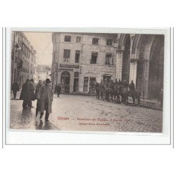 DIJON - Les Inventaires de l'Eglise 3 Février 1906 - Barrage devant Notre-Dame - très bon état