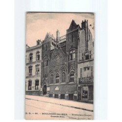 BOULOGNE SUR MER : Wesleyan Chapel, grande Rue - état
