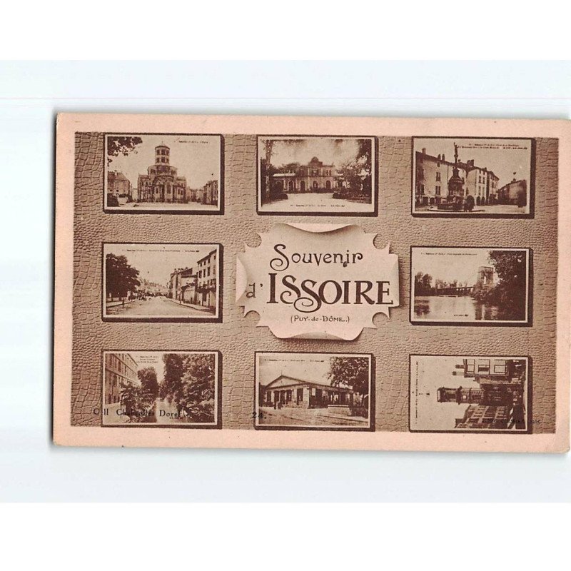 ISSOIRE : Carte souvenir - état