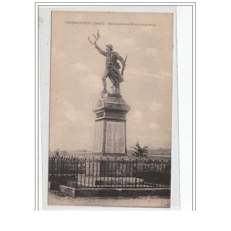 VOUJEAUCOURT - Monument aux Morts - très bon état