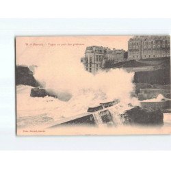 BIARRITZ : Vague au port des Pêcheurs - très bon état