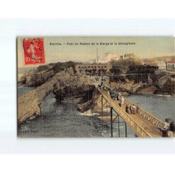 BIARRITZ : Pont du Rocher de la Vierge et le Sémaphore - très bon état