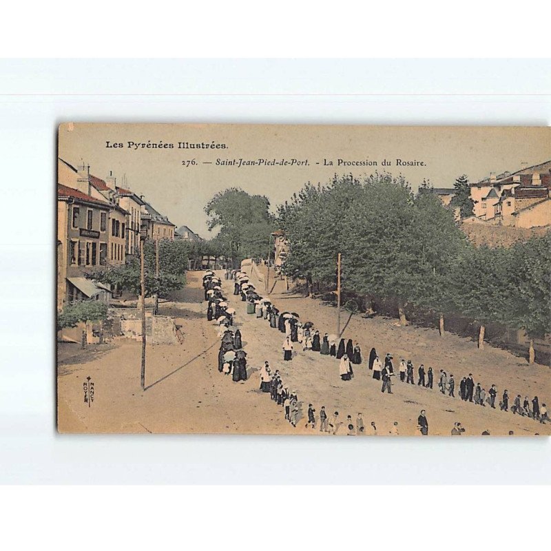 SAINT JEAN PIED DE PORT : La Procession du Rosaire - état