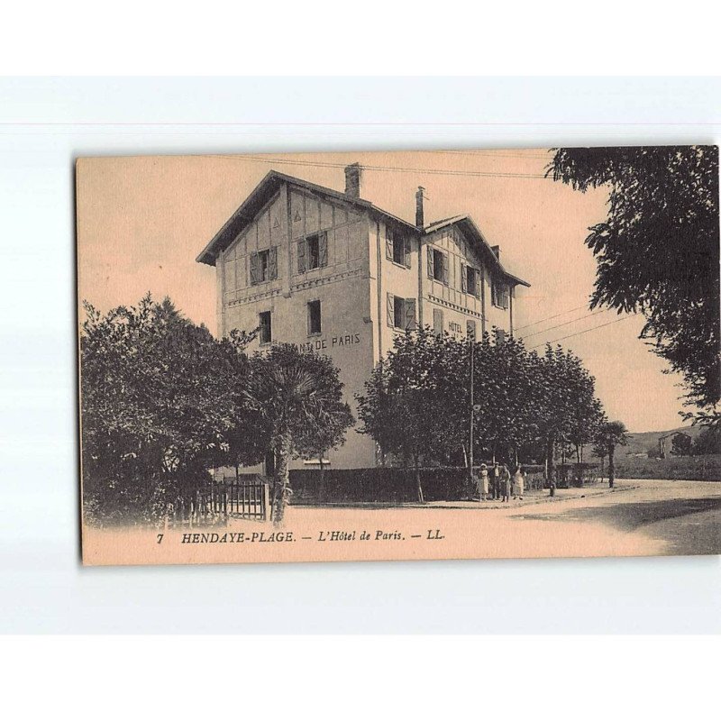 HENDAYE : L'Hôtel de Paris - très bon état