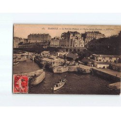 BIARRITZ : Le Port des Pêcheurs et l'Eglise Sainte-Eugénie - état