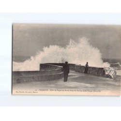 BIARRITZ : Effet de Vague au Rond point du Rocher de la Vierge - très bon état