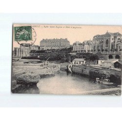 BIARRITZ : Eglise Sainte-Eugénie et Hôtel d 'Angleterre - état
