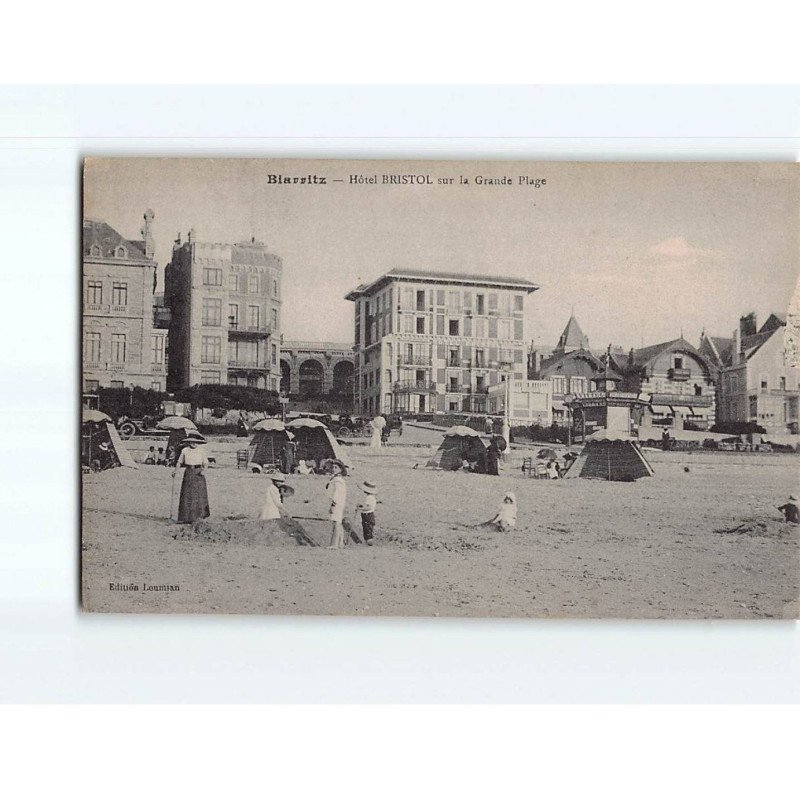 BIARRITZ : Hôtel Bristol sur la Grande Plage - très bon état BIARRITZ : Hôtel Bristol sur la Grande Plage - très bon état