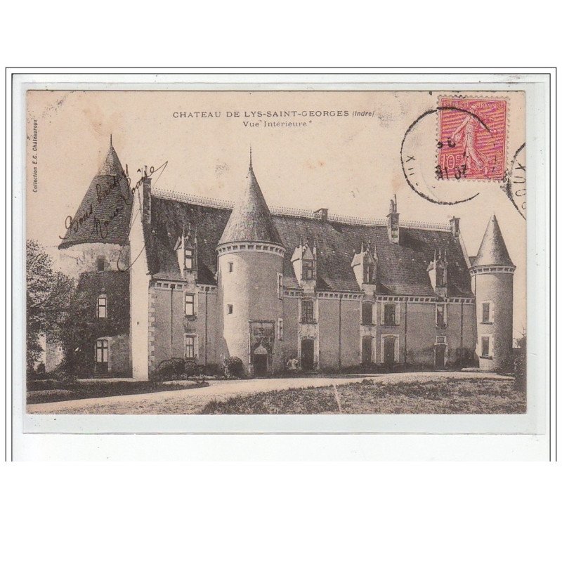 Château de LYS-SAINT GEORGES - Vue intérieure - très bon état Château de LYS-SAINT GEORGES - Vue intérieure - très bon état