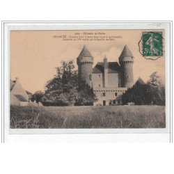 CELON - Château dont il reste deux tours à mâchioulis construit au XVè siècle par la famille de Céris - très bon état