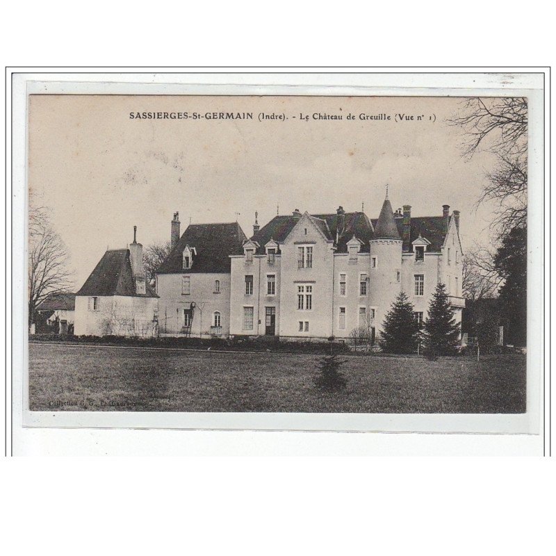 VELLES BEAUREGARD - Le Château de Greuille (vue n°1) - très bon état VELLES BEAUREGARD - Le Château de Greuille (vue n°1) - très bon état