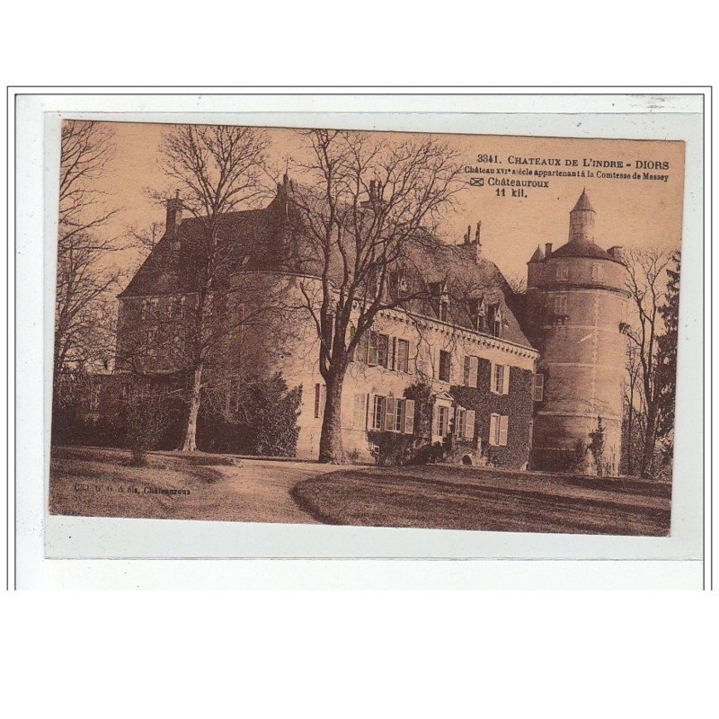 Châteaux de l'INDRE - DIORS - très bon état Châteaux de l'INDRE - DIORS - très bon état