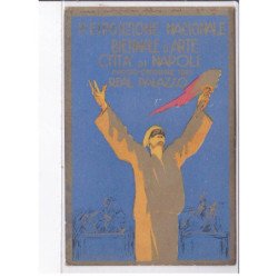 PUBLICITE: esposizione nazionale bienale d'arte citta di napoli maggio-ottobre 1921 real palazzo, dudovich-très bon état