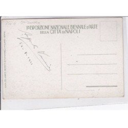 PUBLICITE: esposizione nazionale bienale d'arte citta di napoli maggio-ottobre 1921 real palazzo, dudovich-très bon état