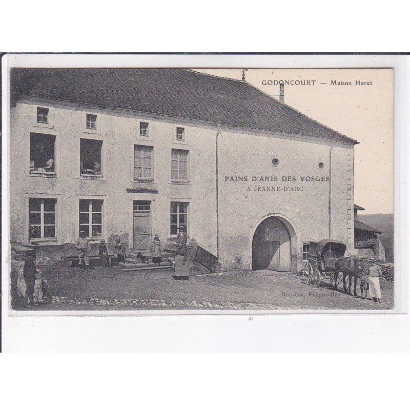 GODONCOURT: maison haret, pain d'anis des vosges a jeanne d'arc - très bon état