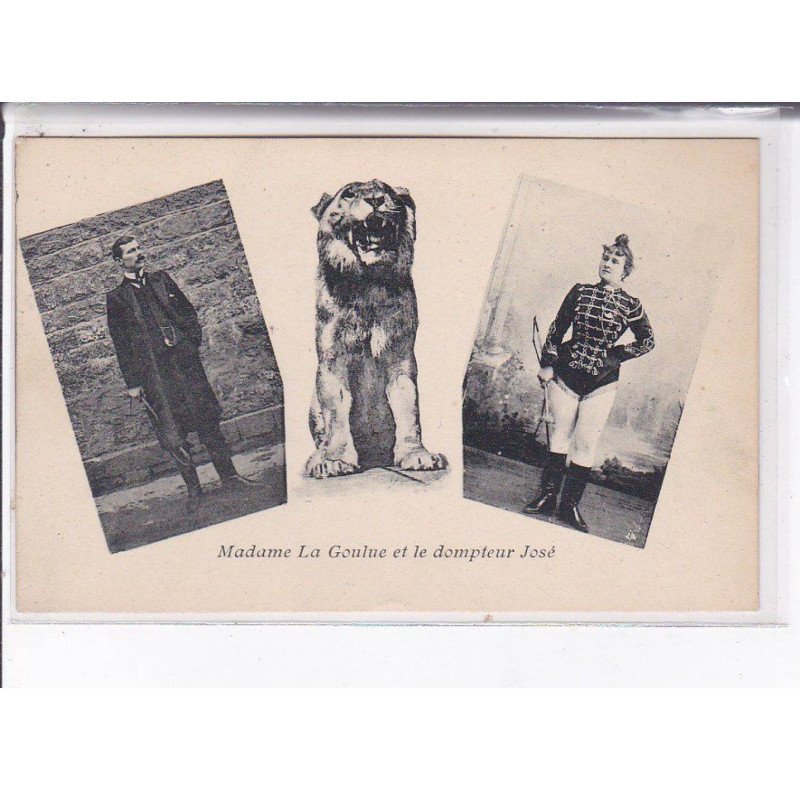 PARIS: 75012, cirque, madame la goulue et le compteur josé - très bon état