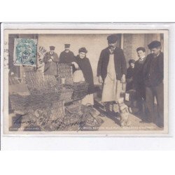 LIMOGES: les petits métiers de la rue, marchand d'huîtres - très bon état