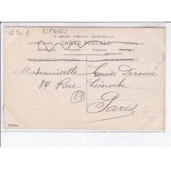 LIMOGES: les petits métiers de la rue, marchand d'huîtres - très bon état