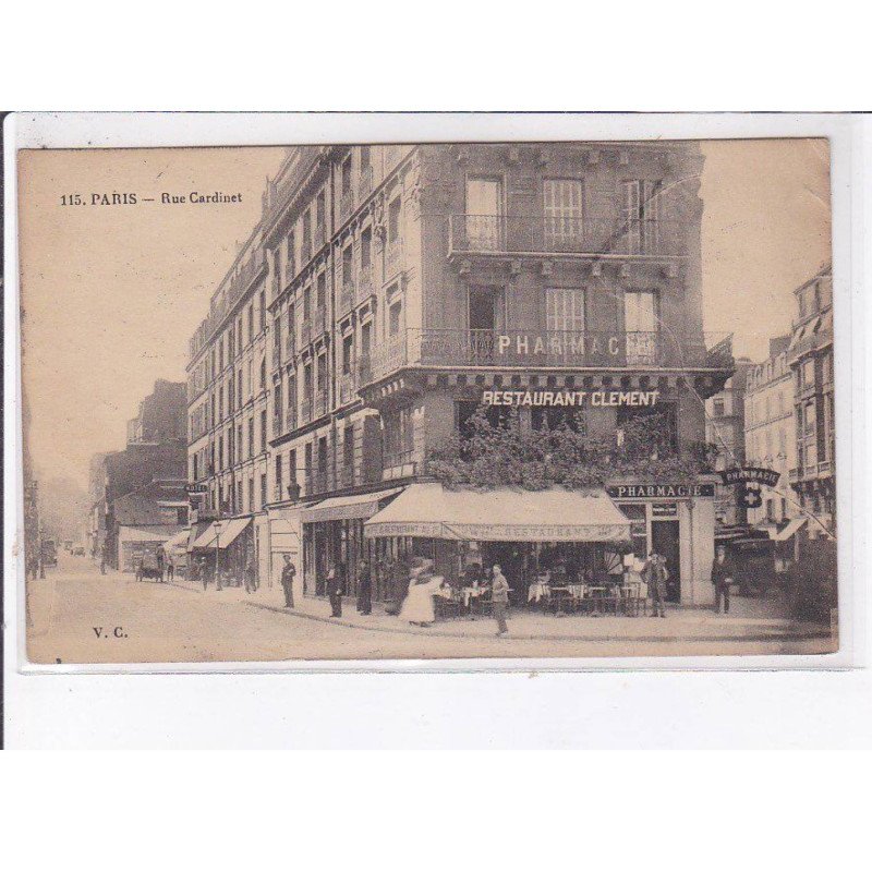 PARIS: 75017, le restaurant Clément - rue cardinet - état