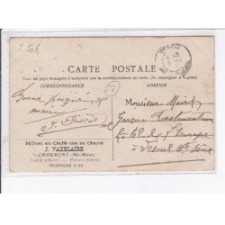 CHAUMONT: hôtel et café de la gare - très bon état