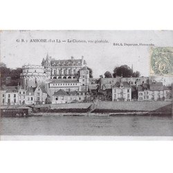 AMBOISE - Le Château, vue générale - état