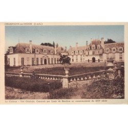 CHAMPIGNY SUR VEUDE - Le Château - Vue générale - très bon état