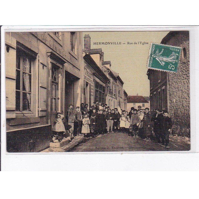 HERMONVILLE: rue de l'église - très bon état