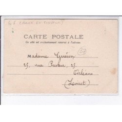 TOURS: place saint-clément, vers 6 heures du matin, rare en couleur - très bon état