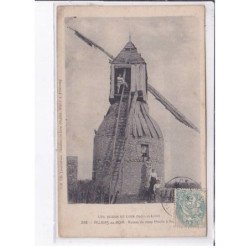 VILLIERS-au-BOIN: ruines du vieux moulin à vent - état