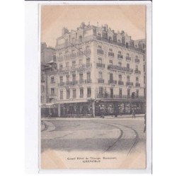 GRENOBLE: grand hôtel de l'europe, restaurant - très bon état