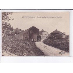 CINQUETRAL: entrée du bas du village et l'autobus - très bon état