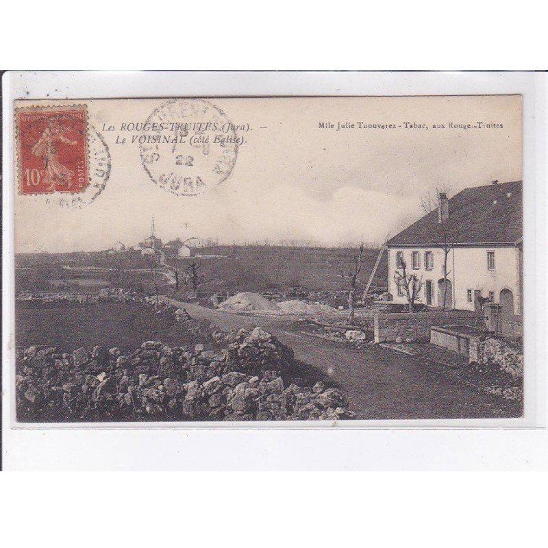 LES ROUGES-TRUITES: tabac aux rouges-truites, le voisinal - très bon état