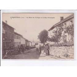 CINQUETRAL: le haut du village et la rue principale - très bon état