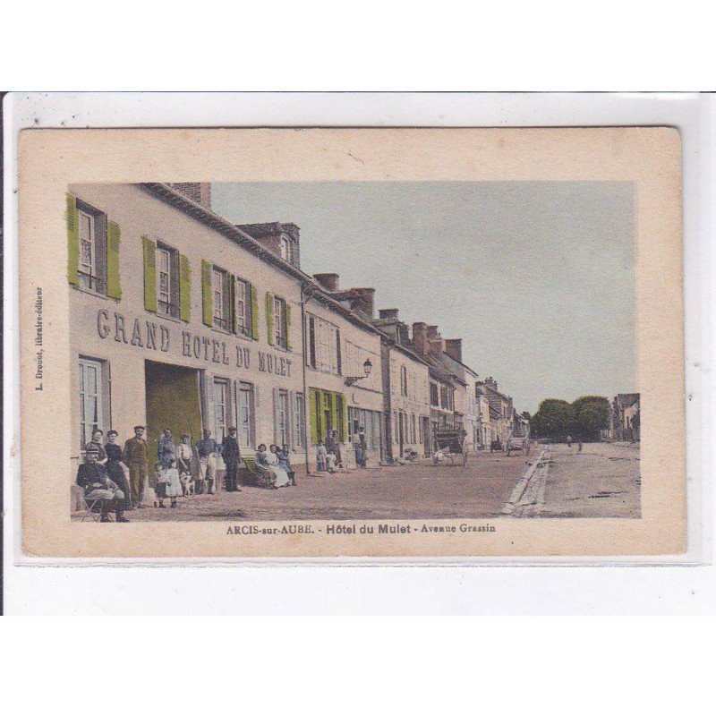 ARCIS-sur-AUBE: hôtel du mulet, avenue grassin - très bon état