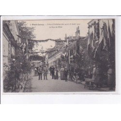 PONT-LEVOY: fête d'aviation des 14 et 15 août 1910, la rue de blois - très bon état