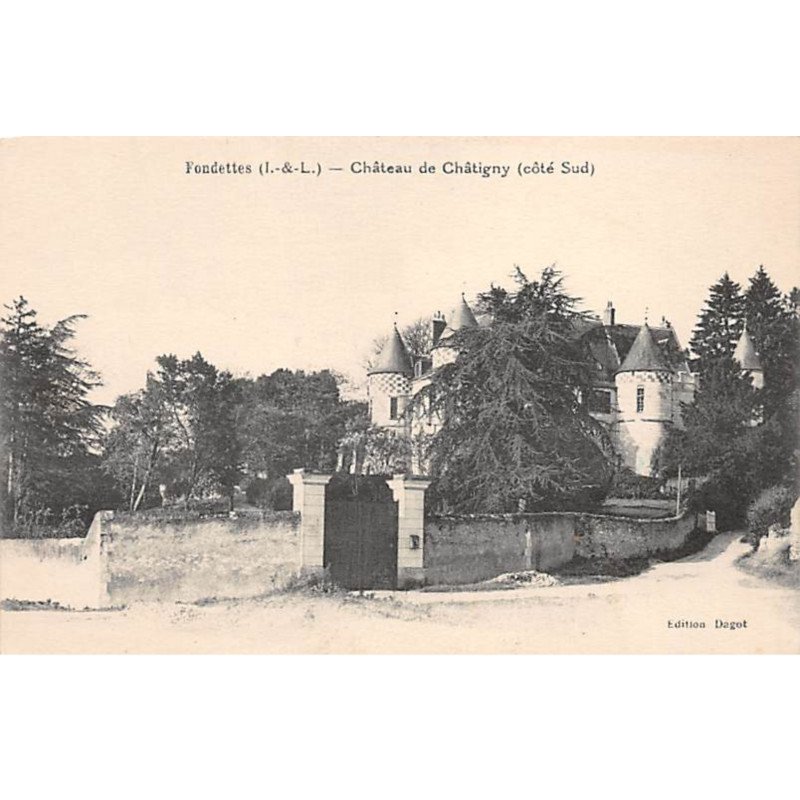 FONDETTES - Château de Châtigny (côté Sud) - très bon état